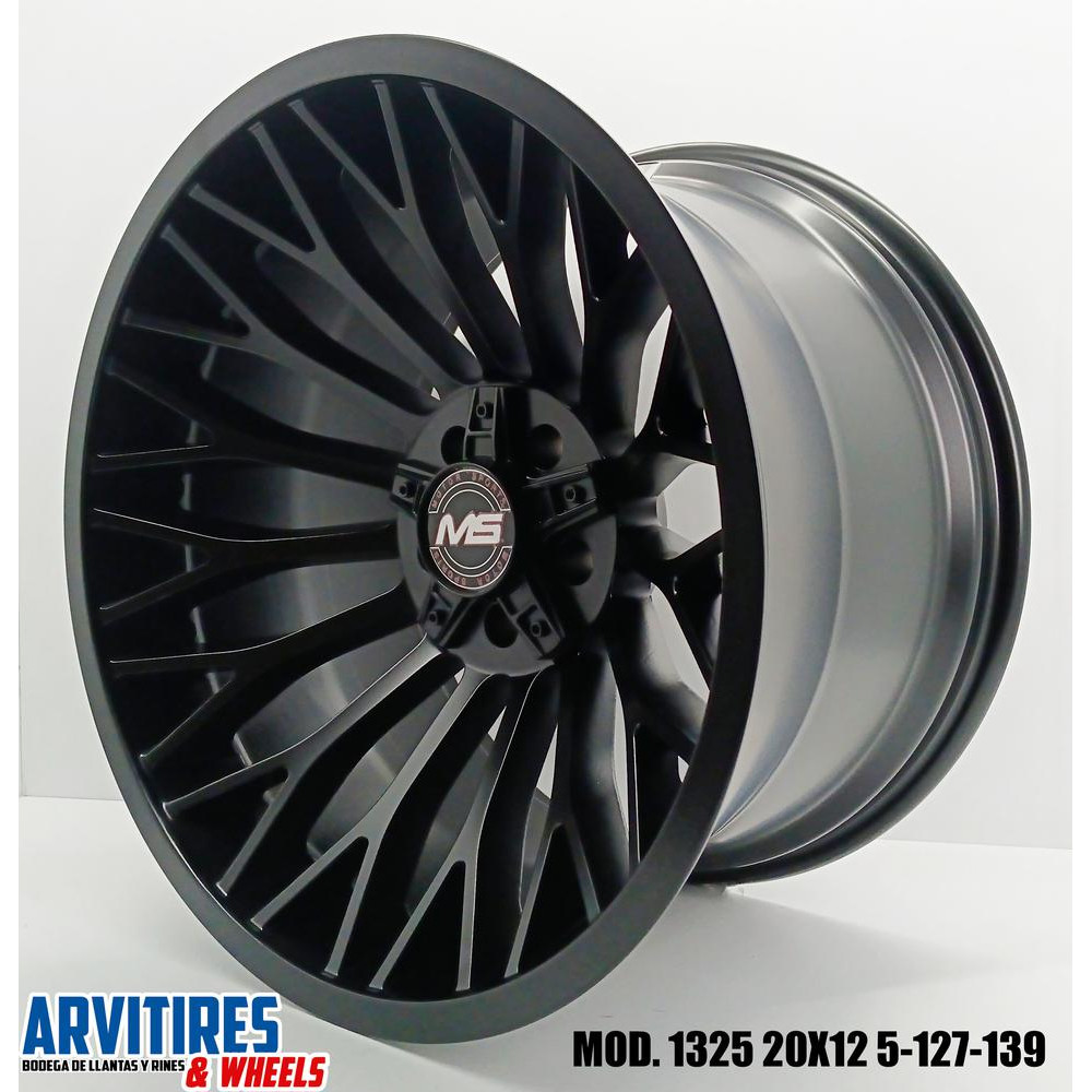 RIN 20X12 6-135/139 7 SATIN  BLACK MOD 1325