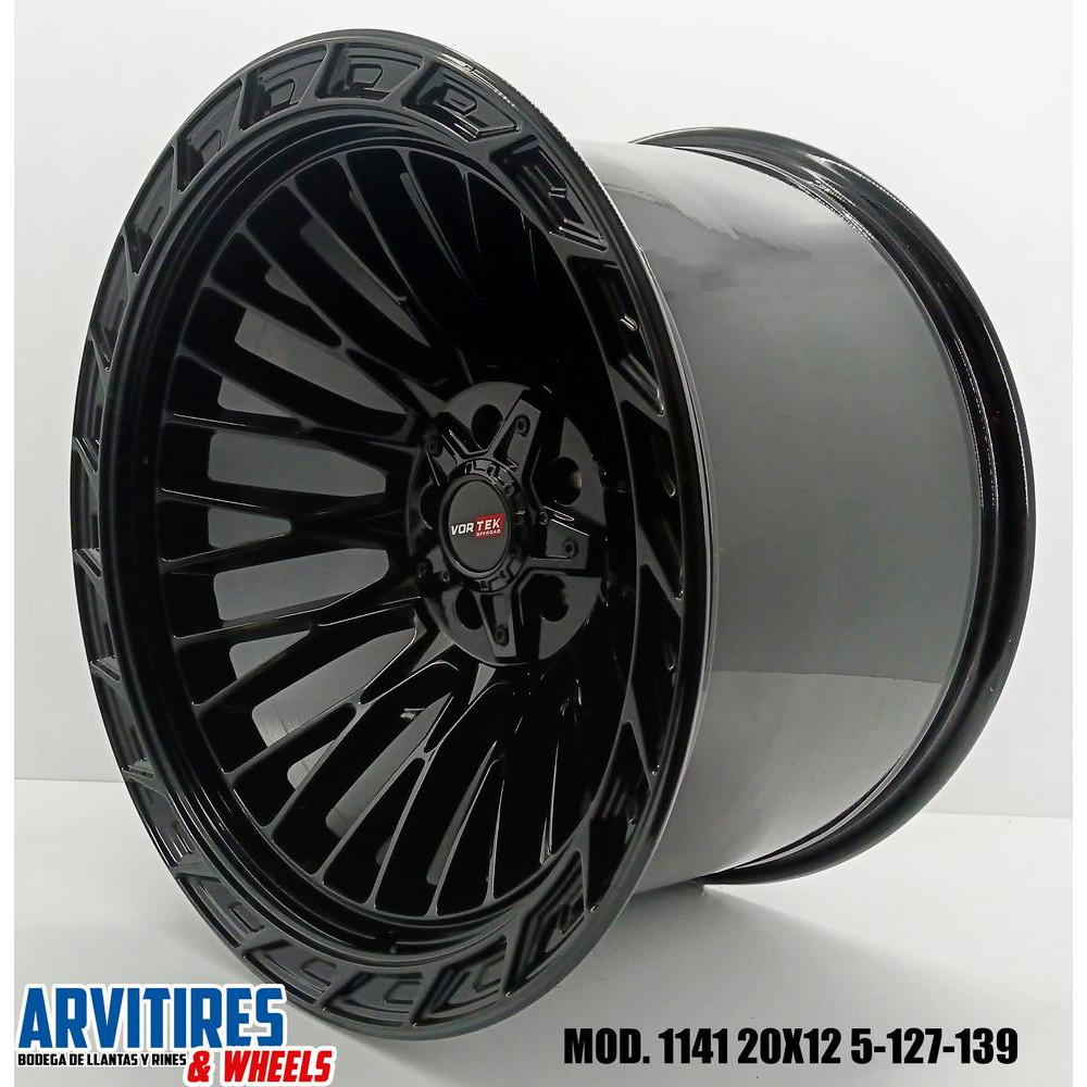 RIN 20X12 5-127/139 7 MS BLACK MOD 1411