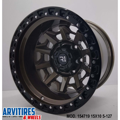RIN 15X10 5-127 R1 BRONZE BLACK LIP MOD 154719