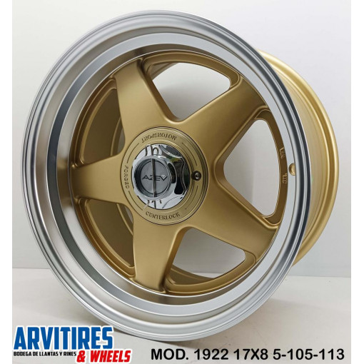 RIN 17X9 5-105-113 BORBET MATT GOLD ML MOD 1922R