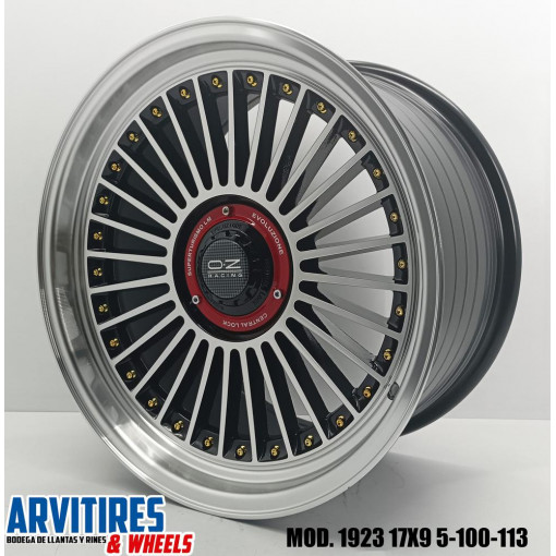 RIN 17X8 5-100/113 BMF LIP GOLD RVTS MOD 1923F