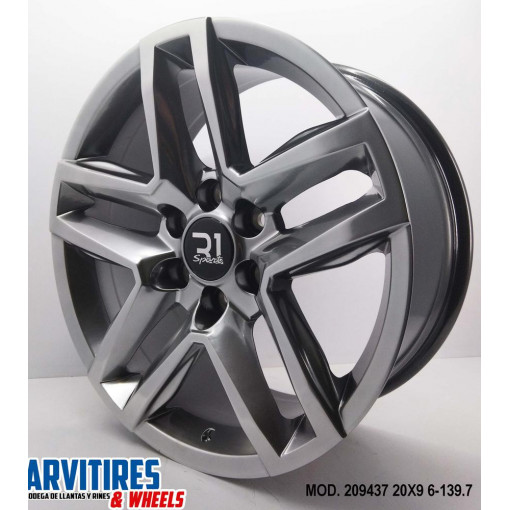 RIN 20X9 6-139 7 HYPER BLACK MOD 209437