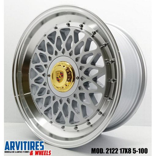 RIN 17X8 5-100 MKR SLP CHROME MOD 2122