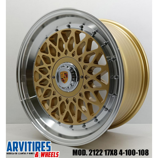 RIN 17X8 4-100/108 MKR GLP CHROME MOD 2122