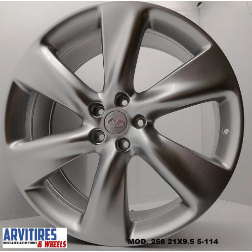 RIN 21X9 5 5-114 BRISTOL HYPER SILVER MOD 258