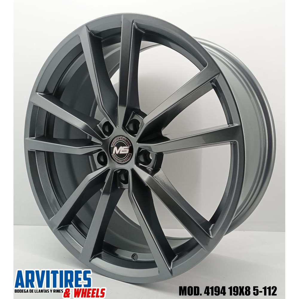 RIN 19X8 5-112 MS GRY MOD 4194