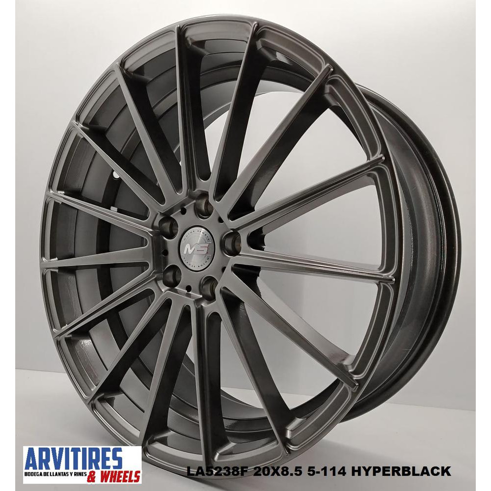 RIN 20X8 5 5-114 3 MS HYPER BLACK MOD 5238