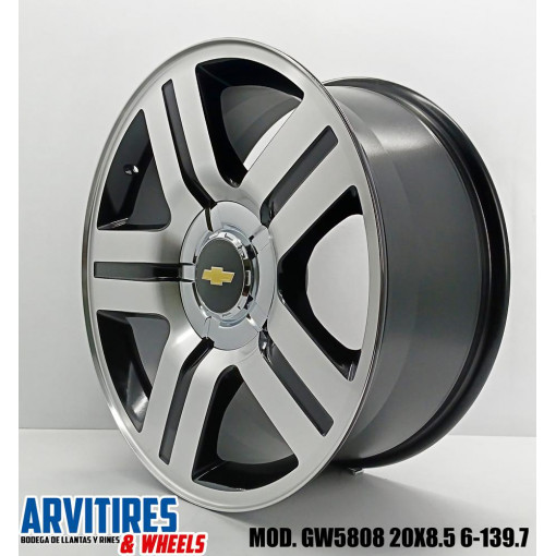 RIN 20X8 5 6-139 7 B LACK MACHINE FACE MOD 5808