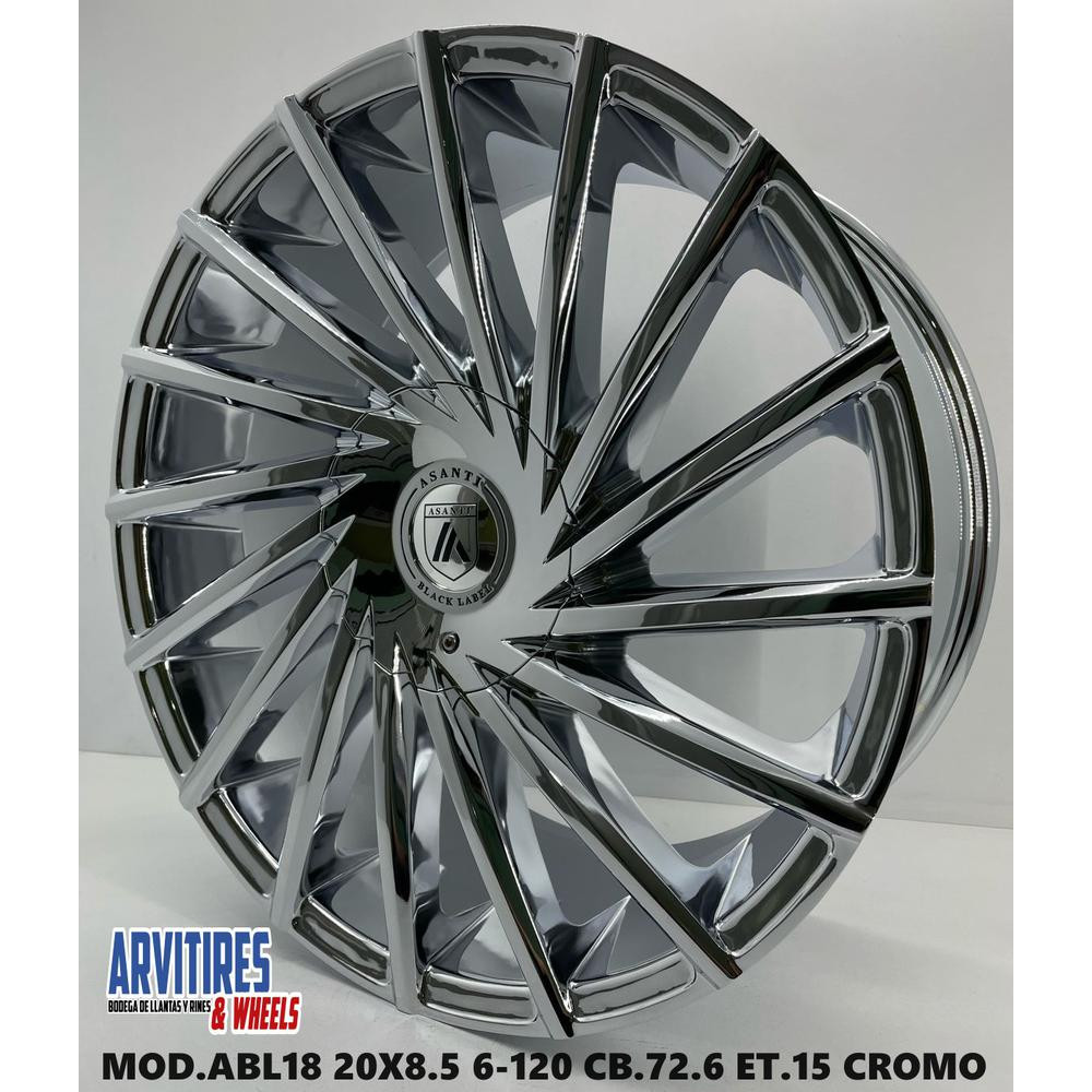 RIN 20X8 5 BLANK CHROME  MOD ABL18