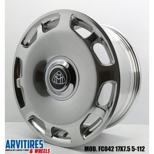 RIN 17X7 5 5-113 FF POLISHED COATING MOD FC042