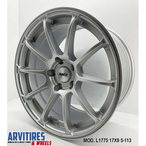 RIN 17X8 5-113 MKR MATE SILVER MOD L1775F