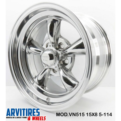 RIN 15X7 5-114 3 POLISH AMERICAN RACING MOD VN515F