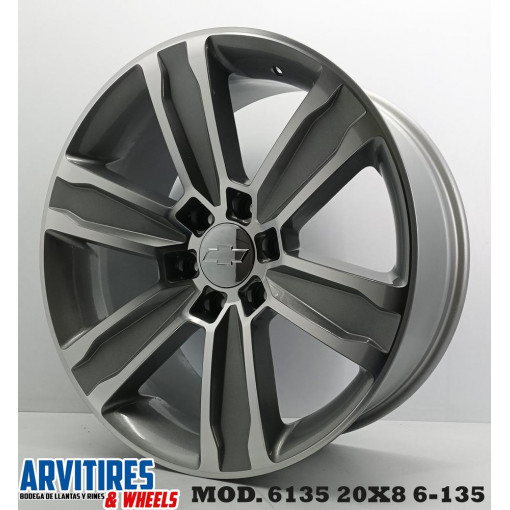 RIN 20X8 5 6-135 SILVER MOD 6135