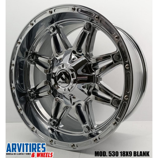 RIN 18X9 HOSTAGE BLANK CHROME MOD D530