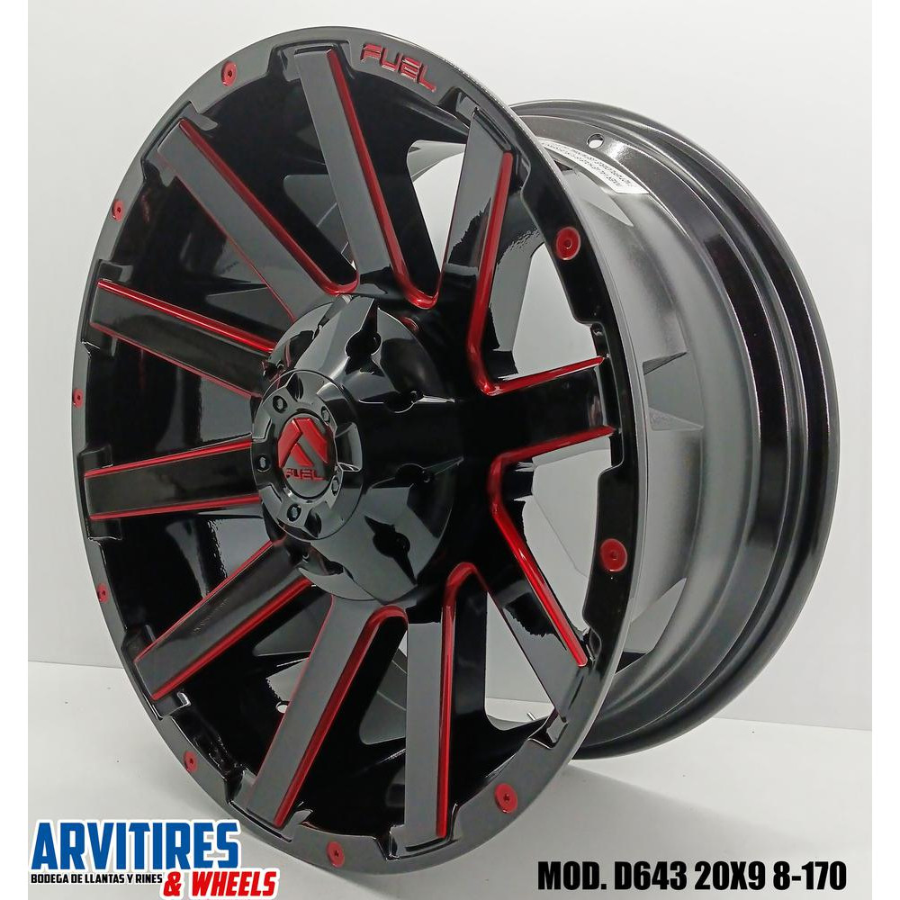 RIN 20X9 8-170 CONTRA GB RED TINTED CLEAR MOD D643