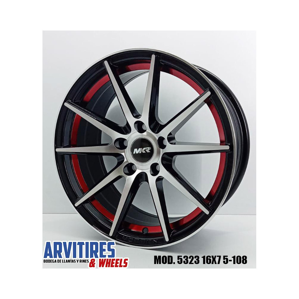 RIN 16X7 5-108 MKR BMF  RED LINE MOD 5323