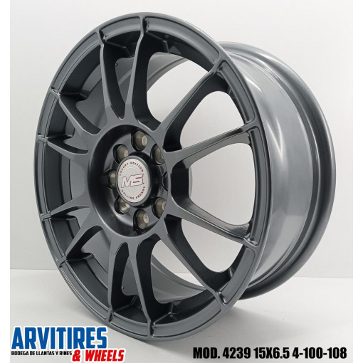 RIN 15X6 5 4-100/108 GRY MOD 4239