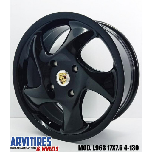 RIN 17*7 5 4/130 MKR BLACK MOD  L963
