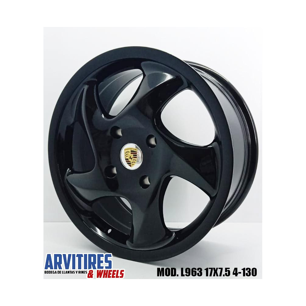 RIN 17*7 5 4/130 MKR BLACK MOD  L963