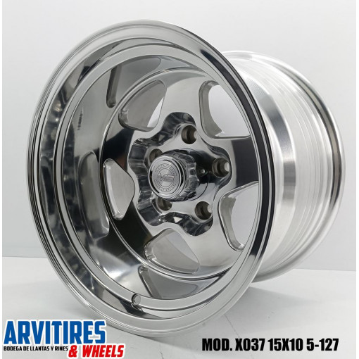 RIN 15X10 5-127 POLISHED MOD X037