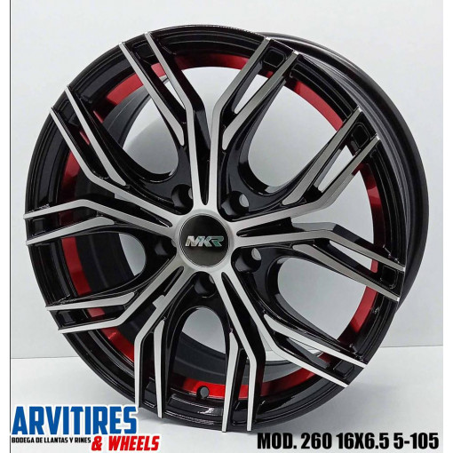 RIN 16X6 5 5/105 MKR BMF RED LINE MOD  260