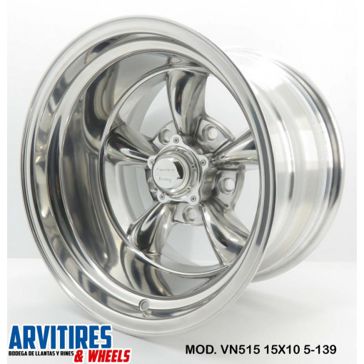 RIN 15X10 5-139 AMERICAN RACING POLISH MOD VN515
