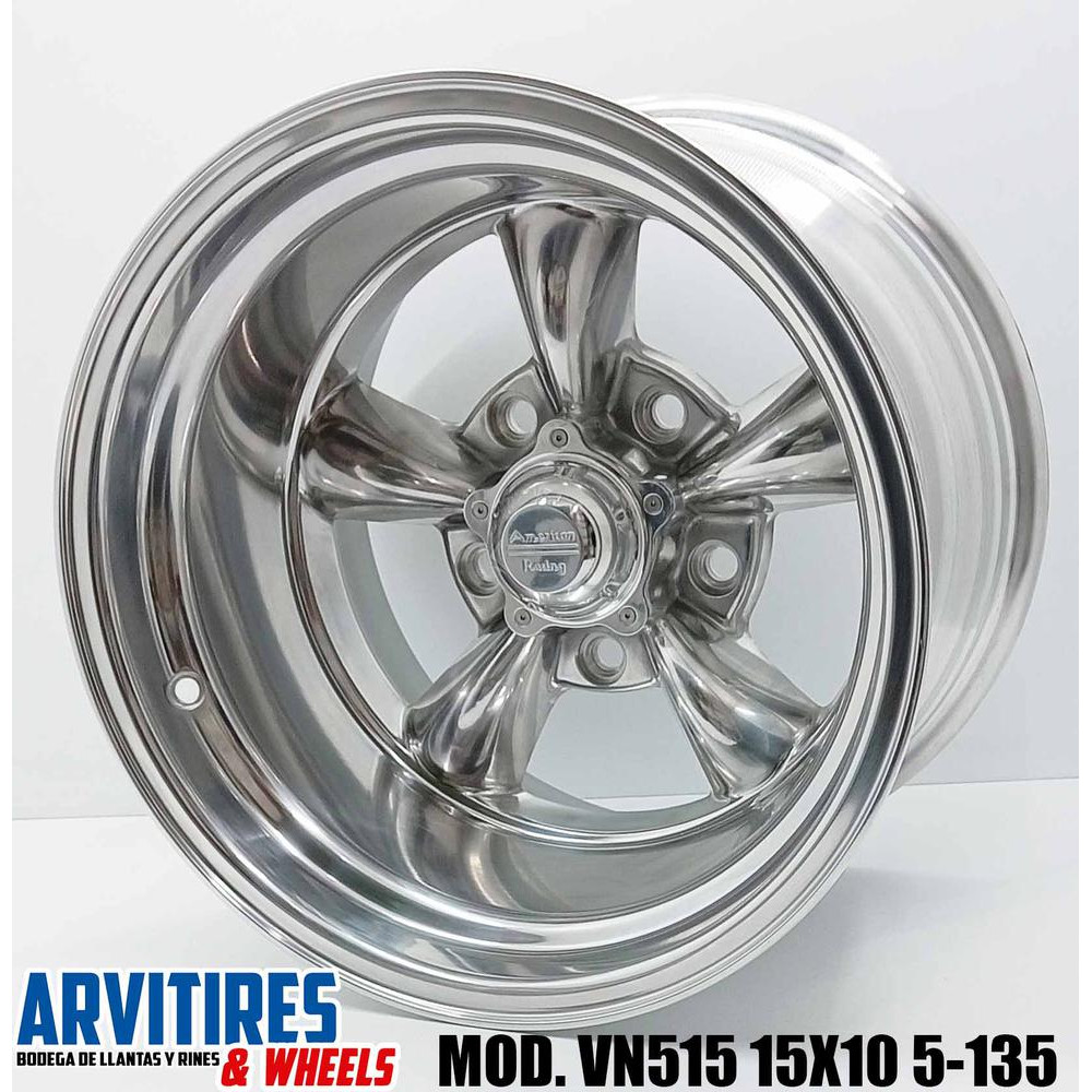 RIN 15X10 5-135 AMERICAN RACING POLISH MOD VN515R