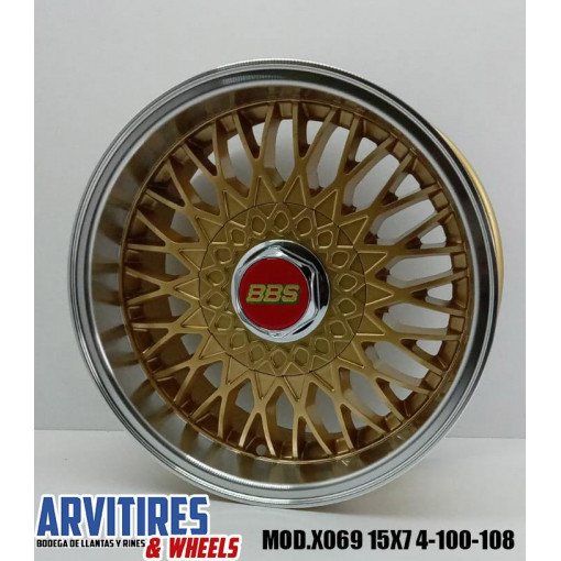 RIN 15X7 4-100/108 MKR GOLDEN MACHINE LIP MOD X069