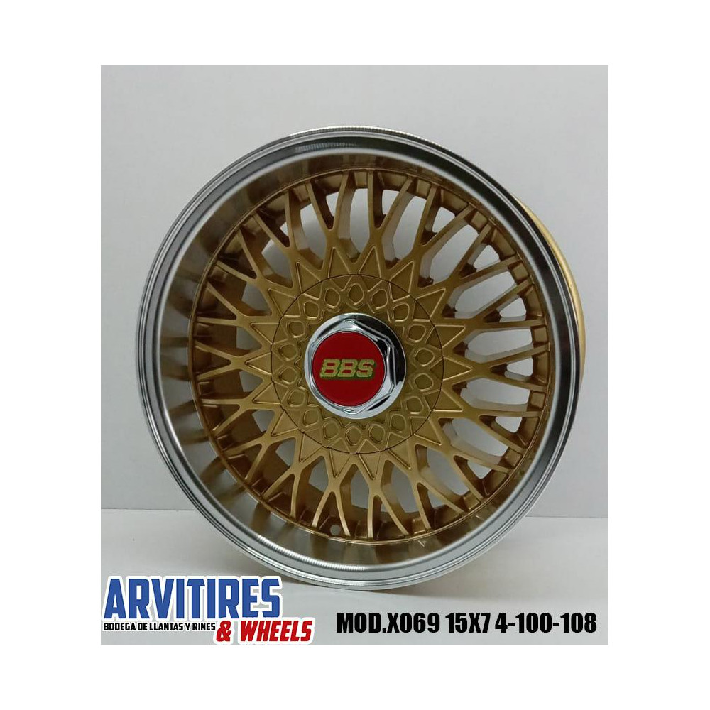 RIN 15X7 4-100/108 MKR GOLDEN MACHINE LIP MOD X069