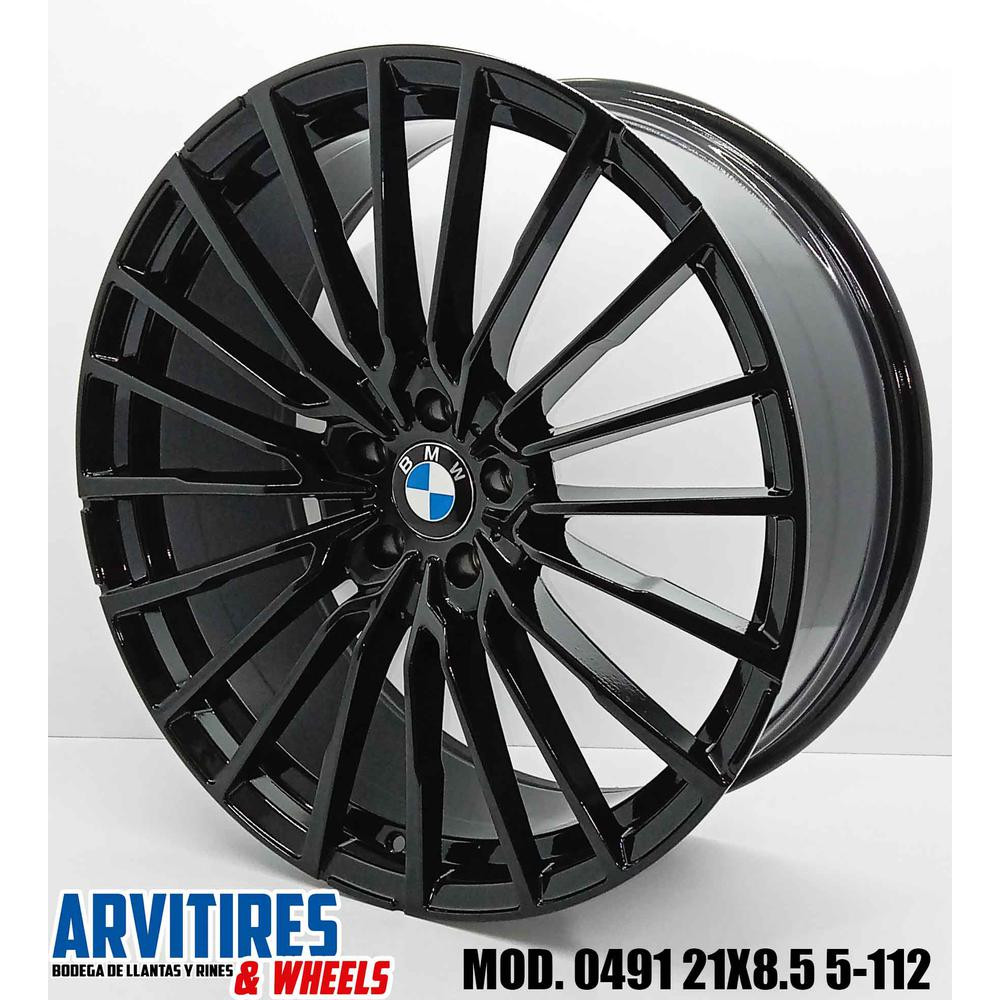 RIN 21X8 5 5-112 BRISTOL GLOSS BLACK MOD 0419F