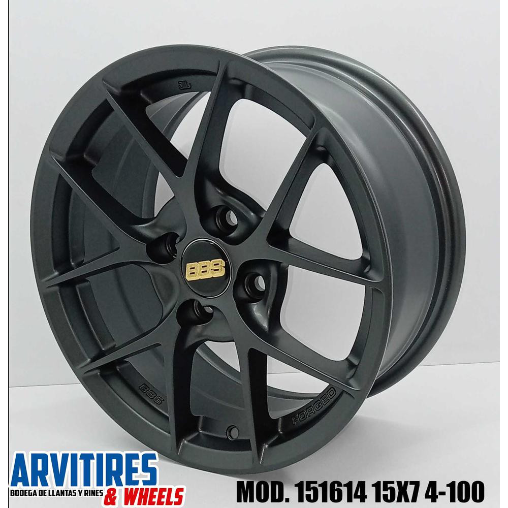RIN 15X7 4-100 MATT GRAY MOD 151614