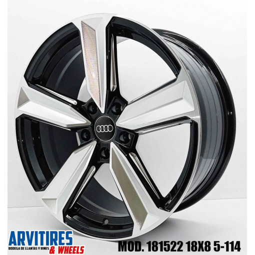 RIN 18X8 5-114 BMF MILLING SPOKES MOD 181522