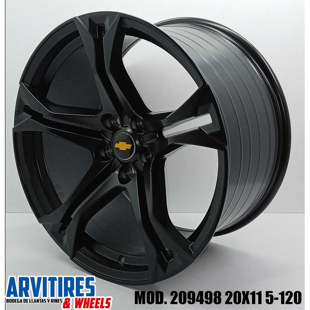 RIN 20X11 5-120 R1 MATE BLACK MOD 209498R