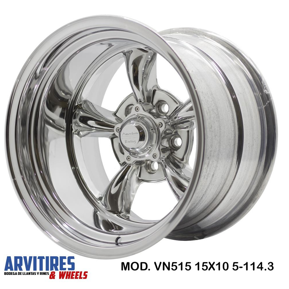 RIN 17X9 5 5-114 3 AMERICAN RACING POLISH VN515R