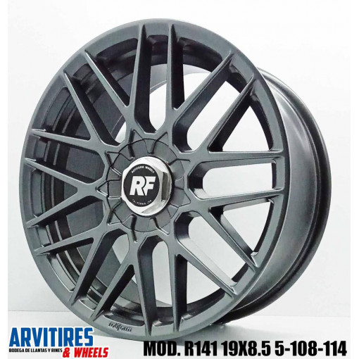 RIN 19X8 5 5-108/114 RSE MATTE ANTHRACITE MOD R141