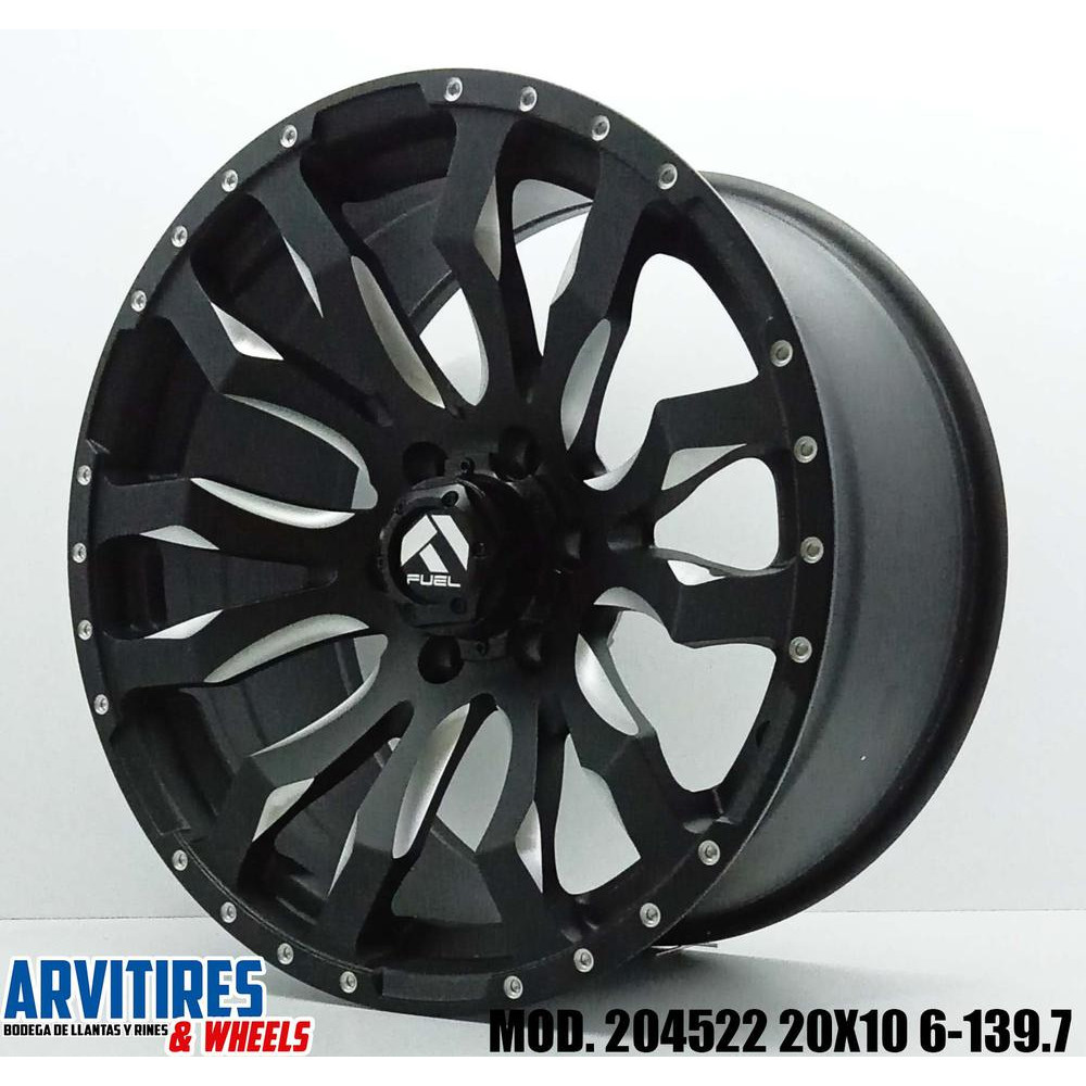RIN 20X10 6-139 7 MATE BLK MILLING DOOTS MD 204522