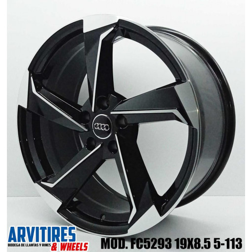 RIN 19X8 5 5-113 BLACK MACHINE FACE MOD 5293