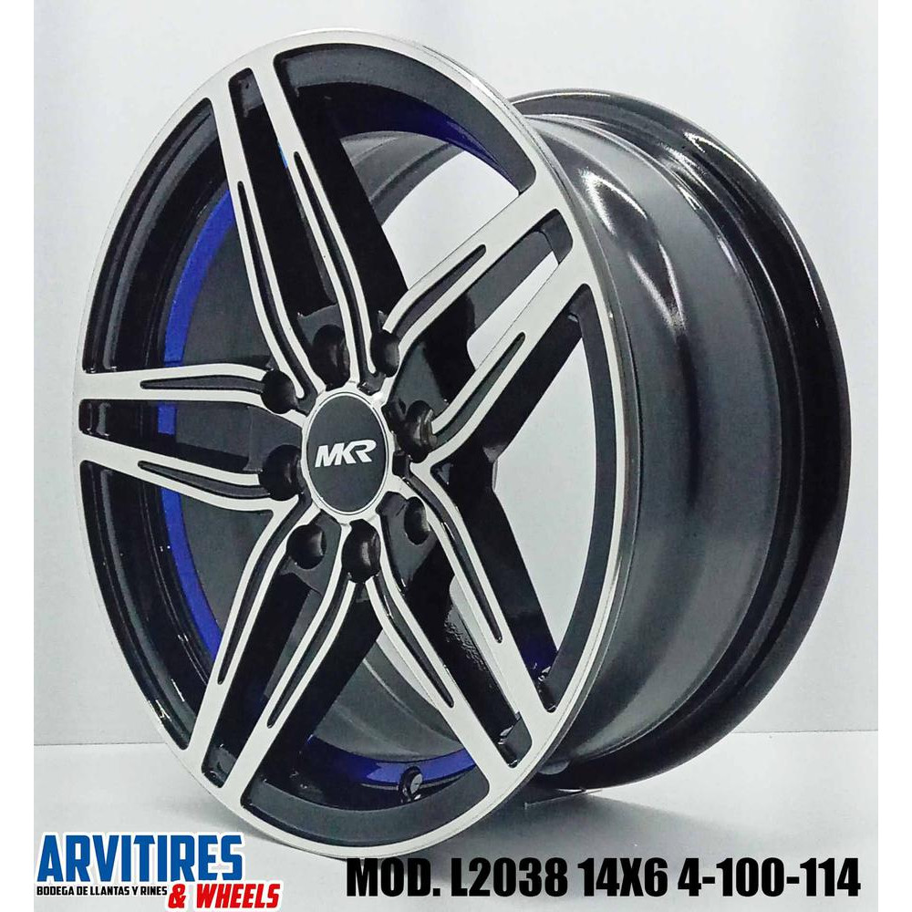 RIN 14X6 4-100/114 MKR BMF BLUE LINE MOD L2038
