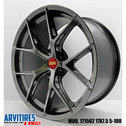 RIN 17X7 5 5-100 HYPER BLACK  MOD 171562