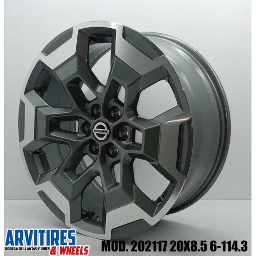 RIN 20X8 5 6-114 3 GUMETAL MACHINE FACE MOD 20117