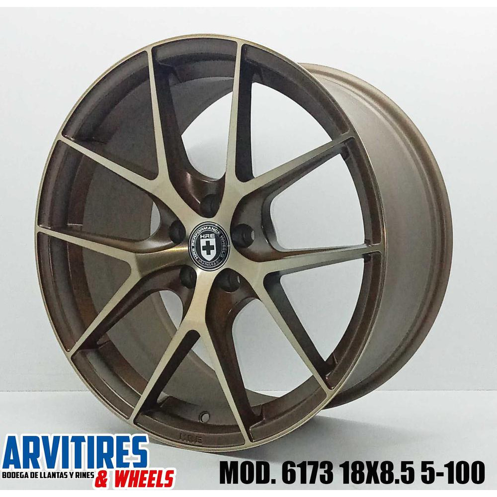 RIN 18X8 5 5-100 BRONZE C/PULIDO MOD 6173