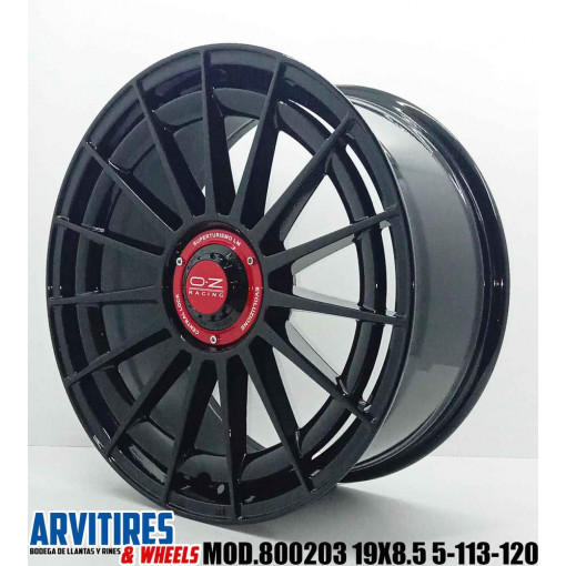 RIN 19X8 5 5-113/120 BRISTOL GLOSS BLACK MD 800203