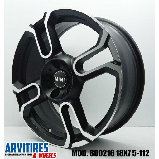 RIN 18X7 5-112 BRISTOL BLACK MACHINE F MOD 800216