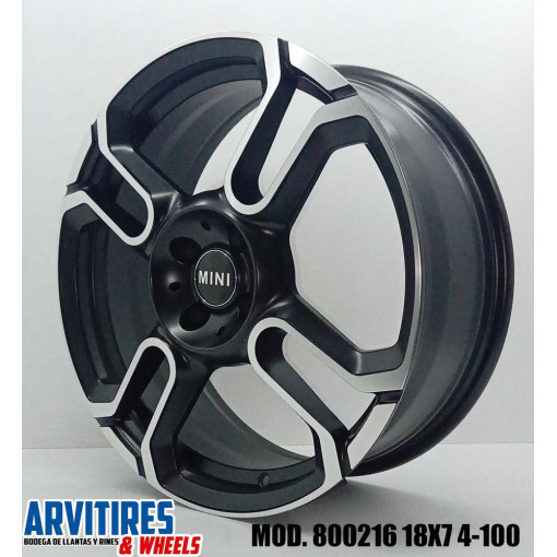 RIN 18X7 4-100 BRISTOL BLACK MACHINE F MOD 800216
