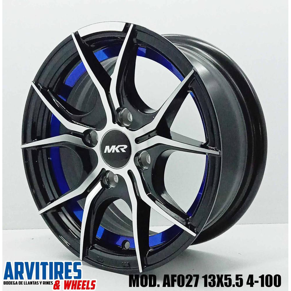 RIN 13X5 5 4-100 BMF BLUE LINE MOD AF027