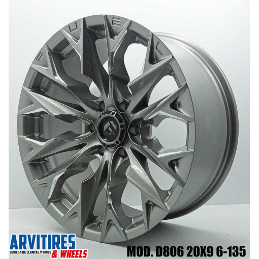 RIN 20X9 6-135 1 PLATINUM MOD  D806-FLAME