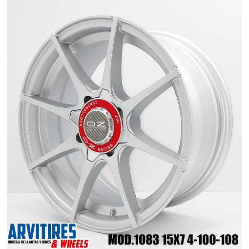 RIN 15X7 4-100/108 SILVER MACHINE MOD 1083