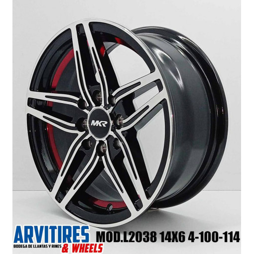 RIN 14X6 4-100/114 MKR BMF RED LINE MOD L2038