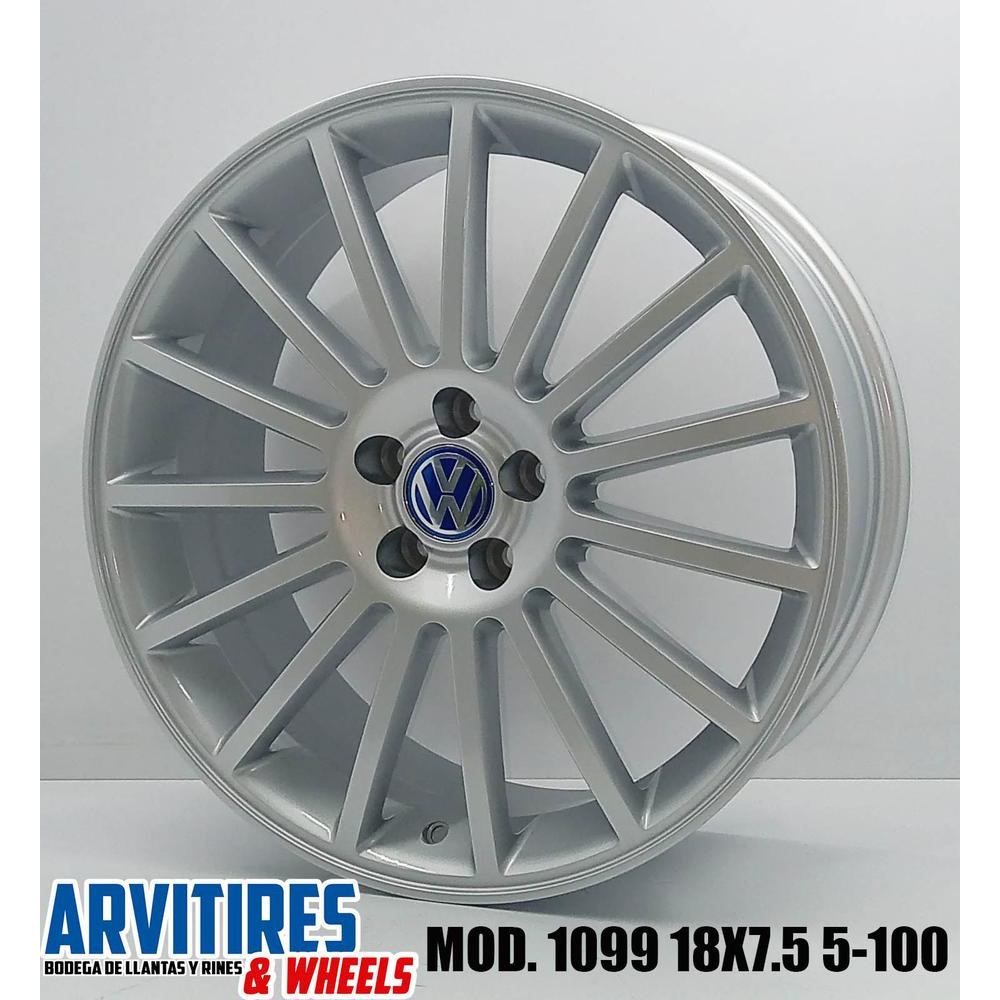RIN 18X7 5 5-100 MKR SILVER MOD 1099