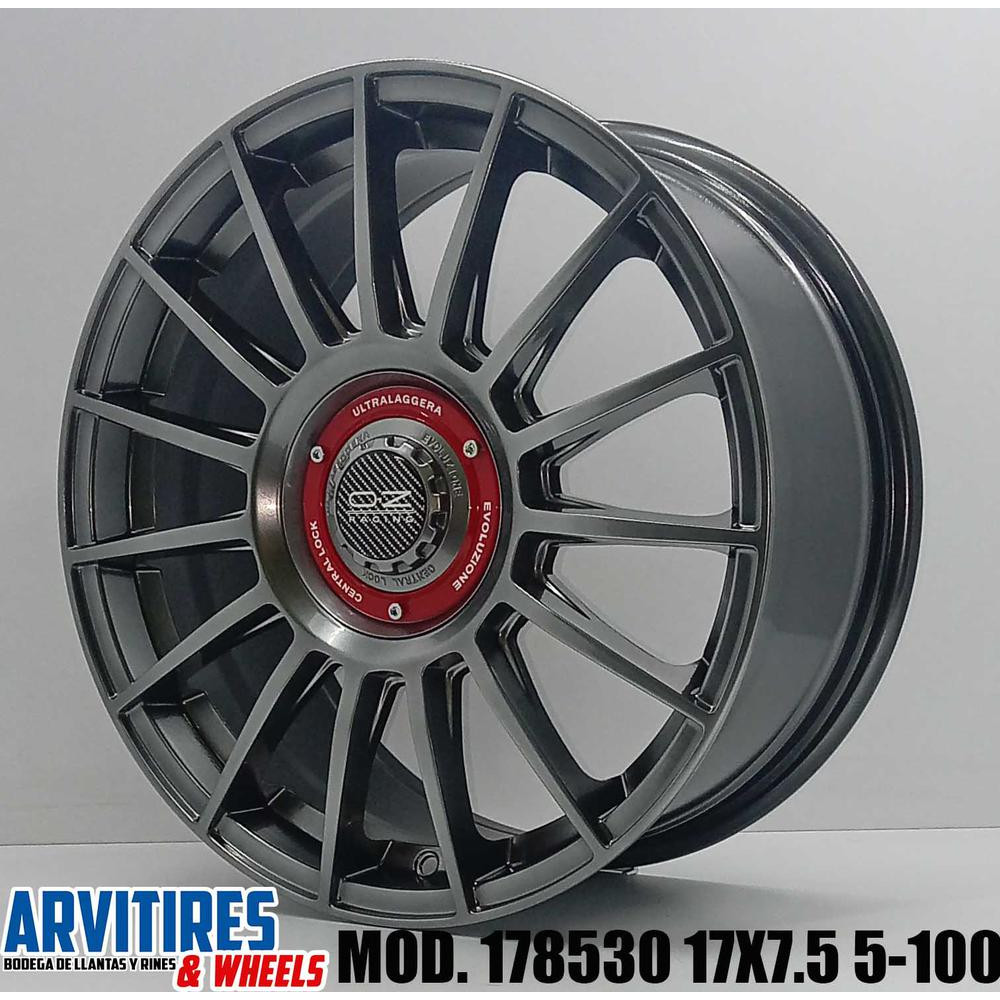 RIN 17X7 5 5-100/113 R1 HYPER BLACK MOD 178530